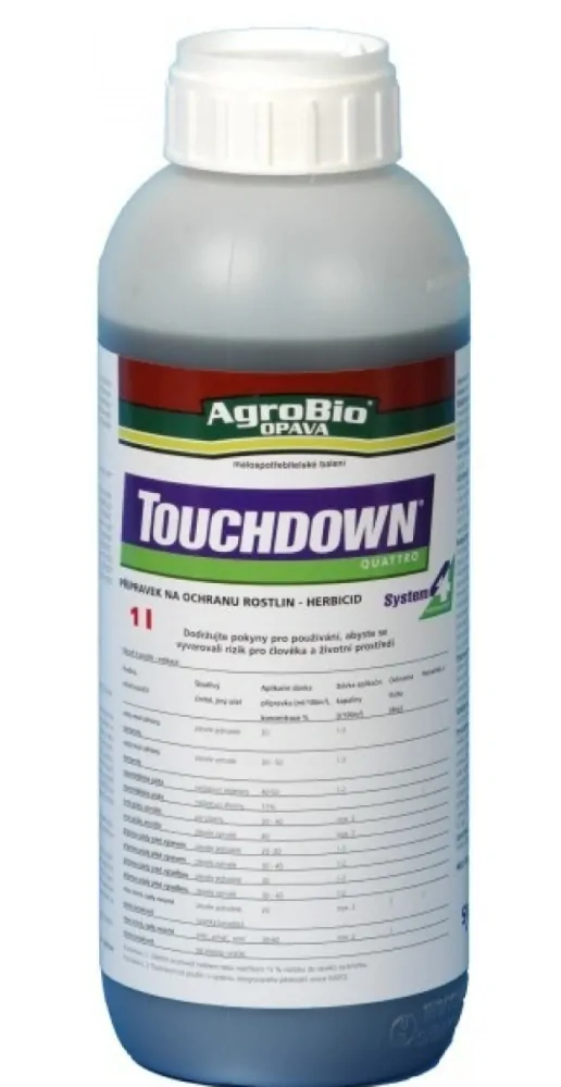 AgroBio totální herbicid na plevel TOUCHDOWN QUATTRO 1 l