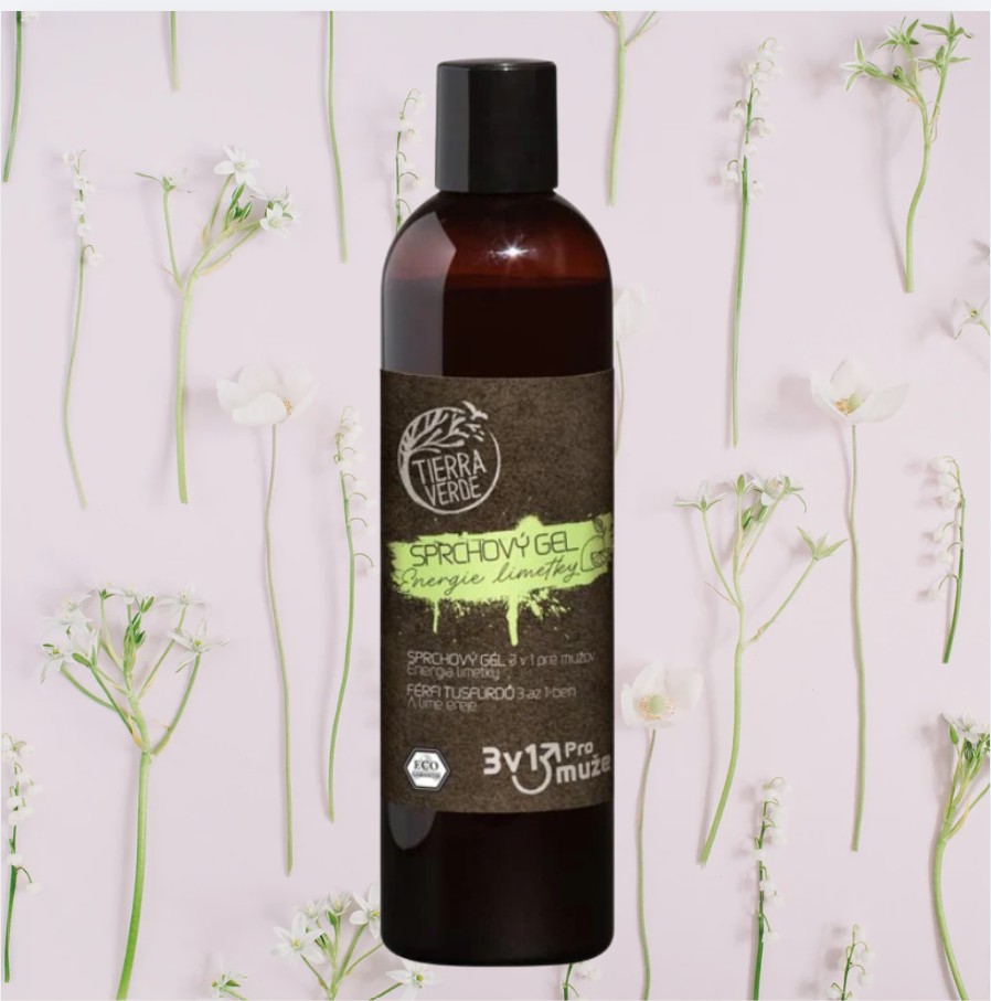 Tierra Verde Pánský sprchový gel na tělo, obličej a vlasy 3v1 300 ml