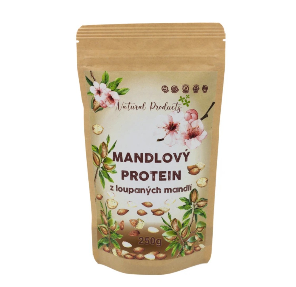 RAW Protein mandlový, 250 g, Natural Products