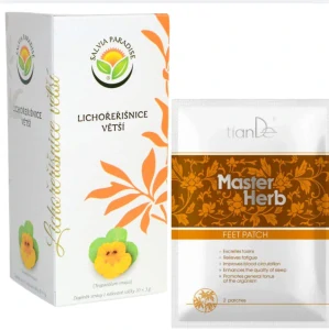 Očistná sada – čaj + detoxikační náplasti 2 ks