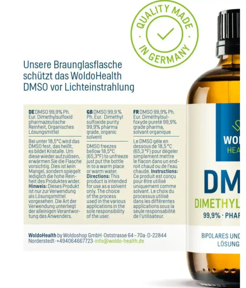 WoldoHealth DMSO 100 ml