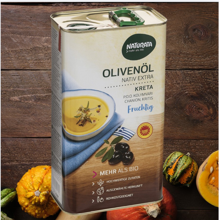 Olivový olej z Kréty PDO extra panenský 3 l Naturata