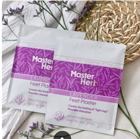 Detoxikační náplast na nohy Master Herb tianDe levandule 2 ks