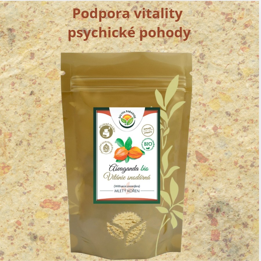 Ašvaganda kořen mletý BIO 250g Salvia Paradise