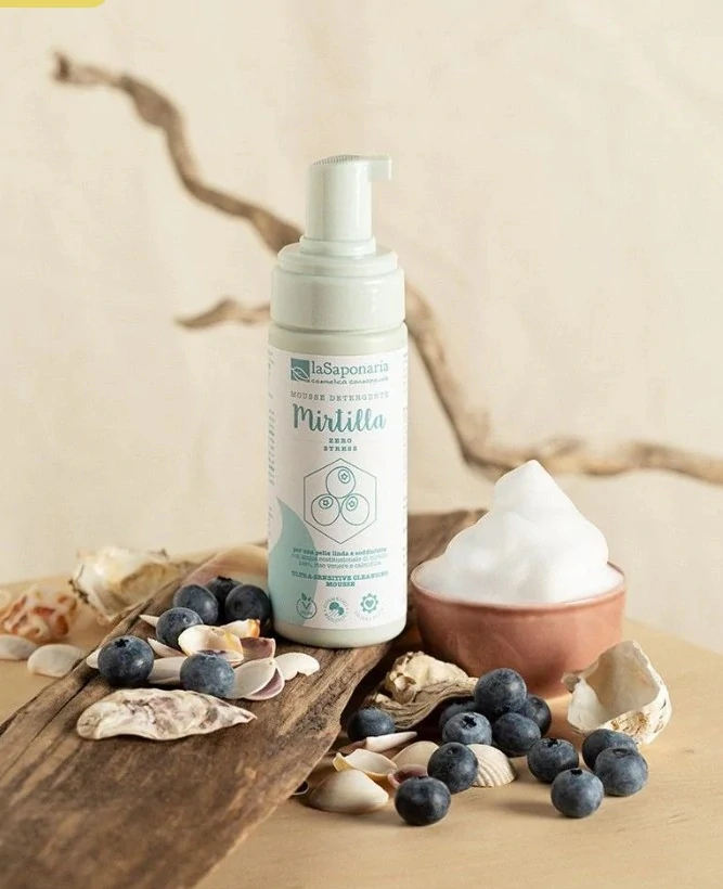 laSaponaria Čisticí pěna extra jemná pro citlivou pleť BIO 150 ml