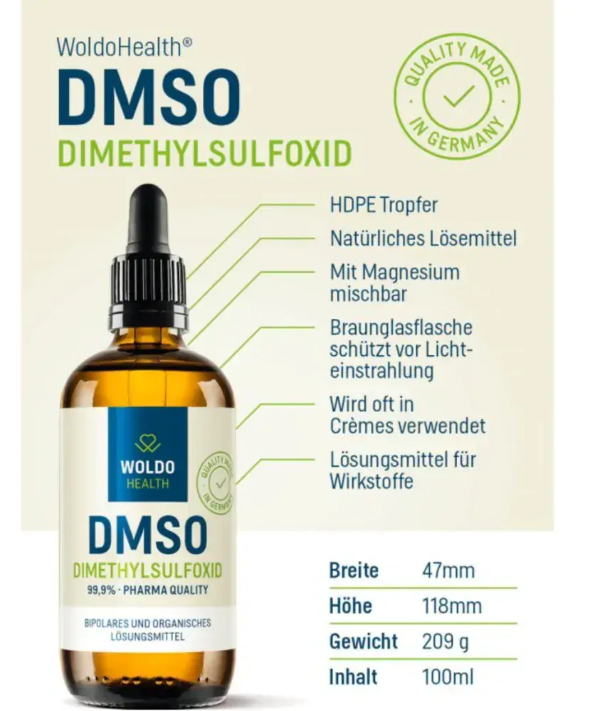 WoldoHealth DMSO 100 ml