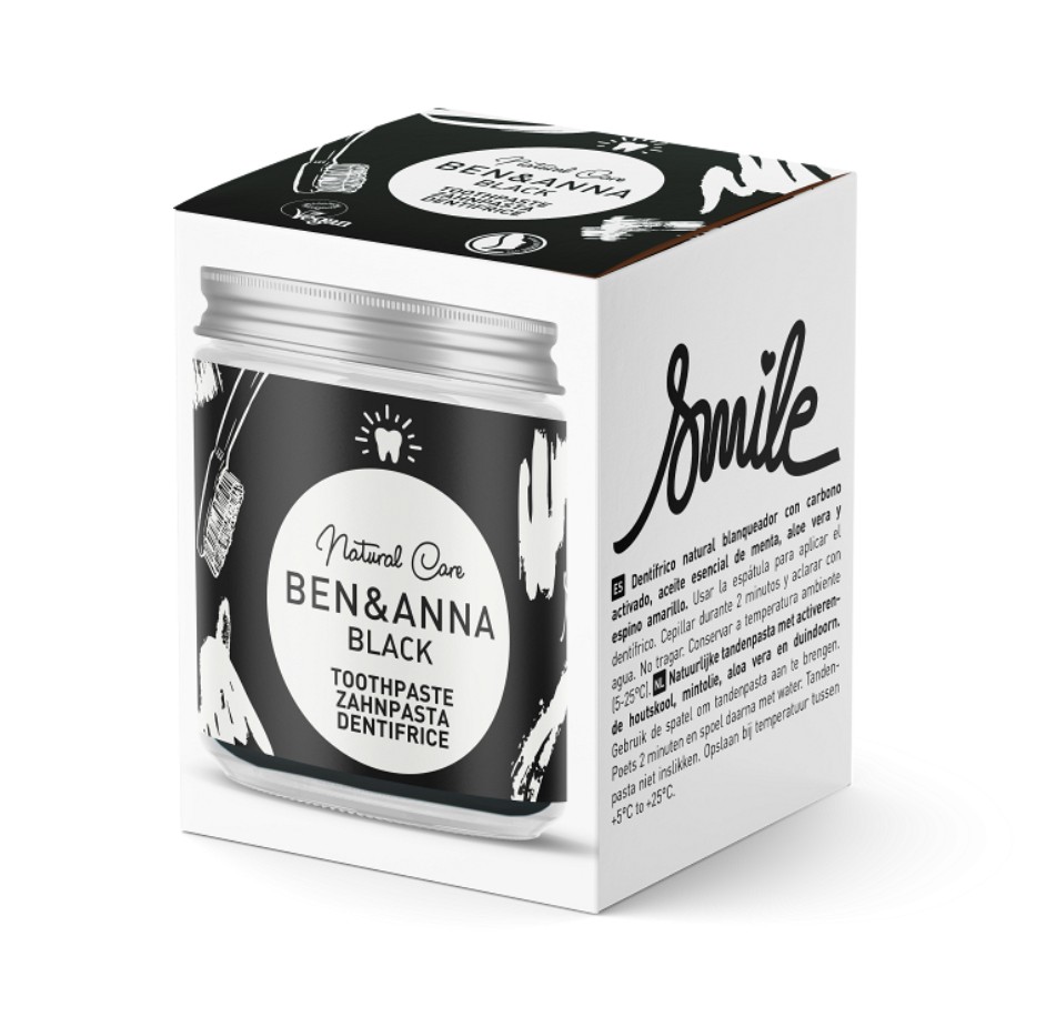 Ben & Anna Přírodní zubní pasta s aktivním uhlím 100 ml