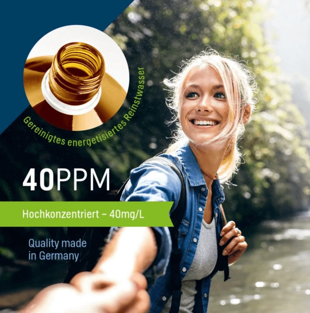 WoldoHealth Koloidní stříbro 40 ppm 500 ml