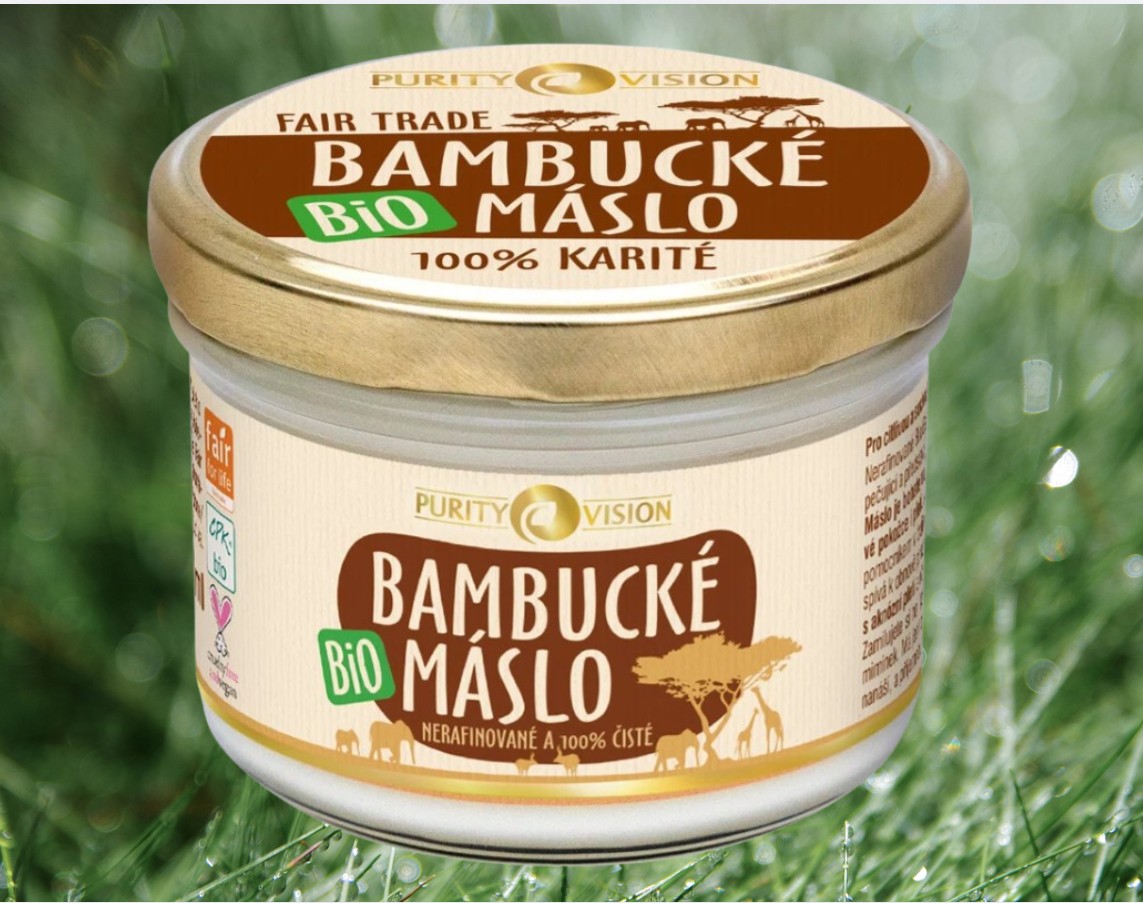 Purity Vision Bambucké máslo BIO 350 ml 