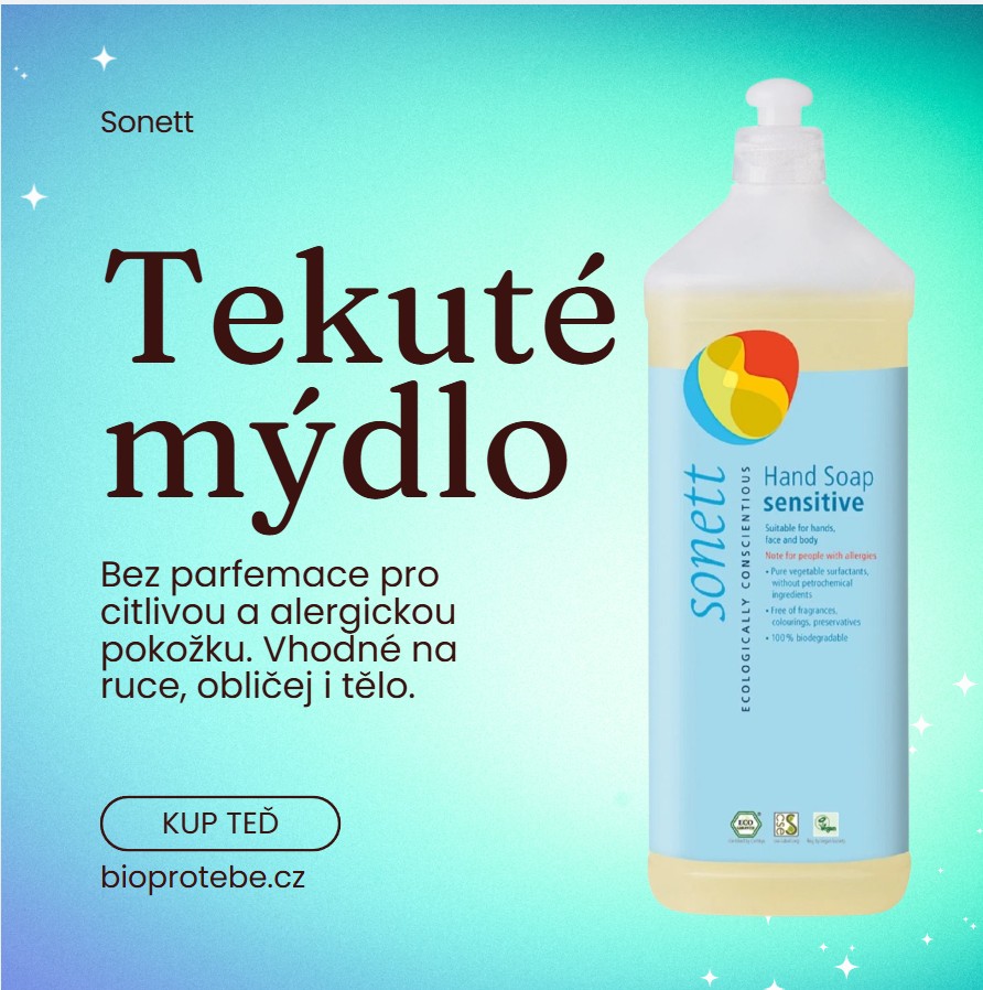 Sonett Tekuté mýdlo Sensitive BIO 1 l