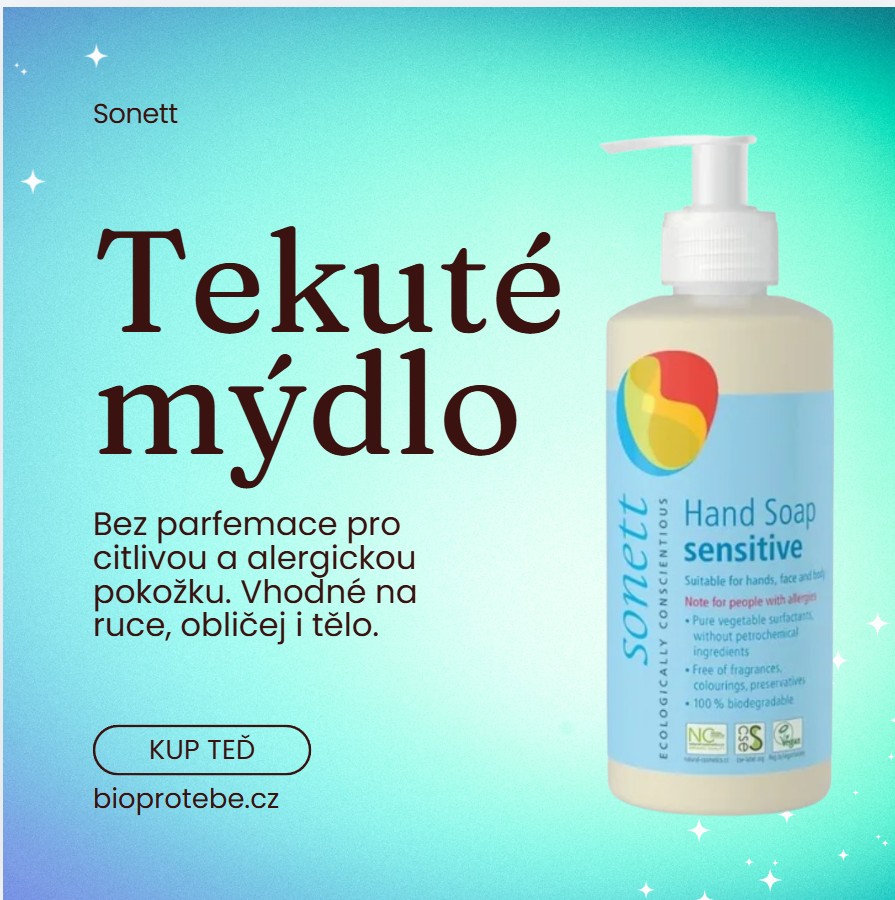 Sonett Tekuté mýdlo Sensitive BIO 300 ml