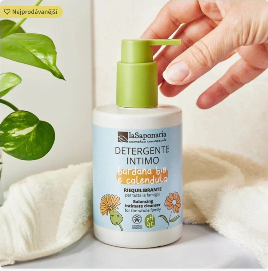 laSaponaria Intimní mycí gel s měsíčkem BIO 250 ml