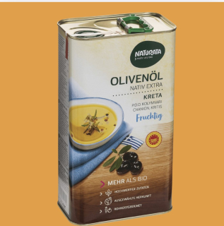 Olivový olej z Kréty PDO extra panenský 3 l Naturata