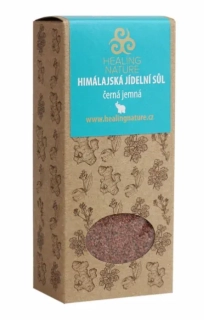 Healing Nature Jídelní himalajská sůl černá jemná Kala Namak 200 g