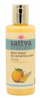 Sattva sprchový gel Pomeranč 210 ml
