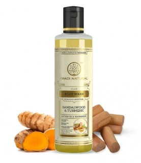 Sprchový gel Santal a Kurkuma 210 ml, Khadi Natural