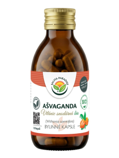 Ašvaganda - bylinné kapsle BIO 120 ks Salvia Paradise