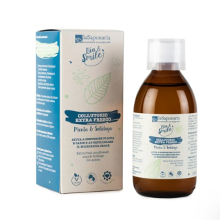 laSaponaria Extra svěží ústní voda s mátou a zlatobýlem BIO 250 ml