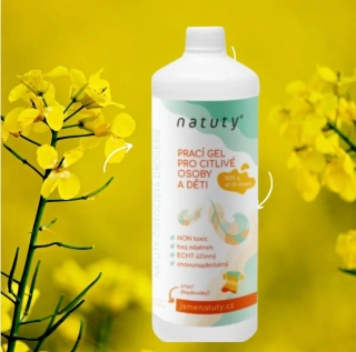 Natuty Prací gel pro citlivé osoby a děti 1 l
