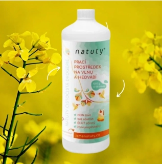 Natuty Prací gel na vlnu a hedvábí 1 l