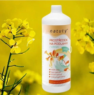 Natuty Prostředek na podlahy s vůní citronu 1 l