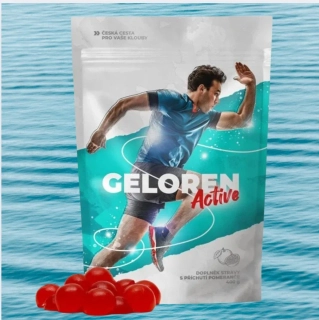 Geloren ACTIVE Kloubní výživa pomeranč 90 želé tablet
