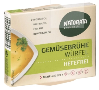 Zeleninový bujón, kostky bez droždí 6x12 g Naturata
