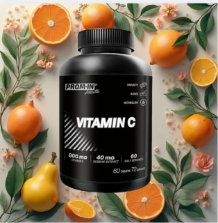 Vitamin C se šípky 60 tablet 800 mg Prom-in
