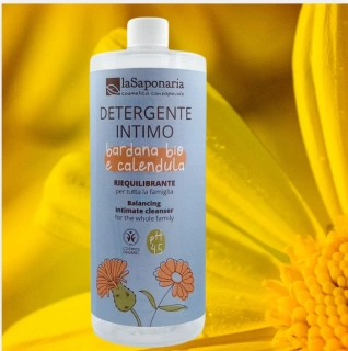 laSaponaria Intimní mycí gel s měsíčkem BIO 1 l