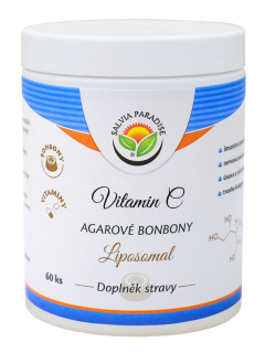 Salvia Paradise Vitamin C Liposomal agarové bonbony 60 ks