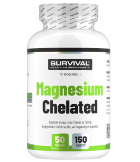 Survival Magnesium Chelated 150 kapslí