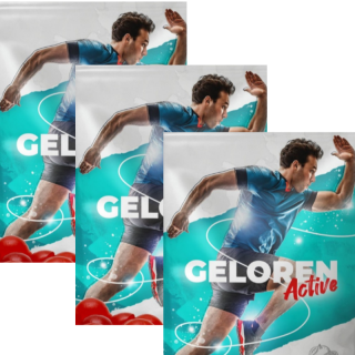 Geloren ACTIVE pro aktivní životní styl, pomeranč 90 želé tablet 3ks
